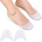 UCUNJIA 2 PCS 4 x 3 Zoll Silikon Zehenschutz für Schuhe Weicher Vorfuß Atmungsaktiv Rundum Gel Zehenpolster Ballett und Sportler Spitzen Schuhe Stützhülse Zehenkappen Kissen Mittelfuß Abdeckungen