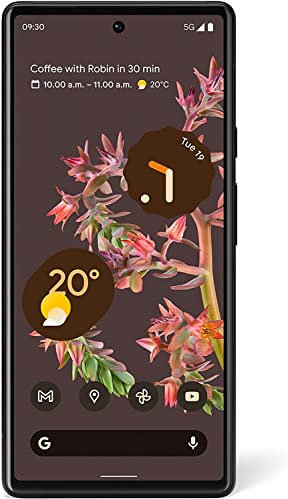 Google Pixel 6 5G - Smartphone 128GB, 8GB RAM, Single Sim, Black (Ricondizionato)