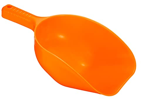 PATIKIL Glace Pelle PP Plastique 11.8 Glace Fabricant Farine Céréales Sucre Utilitaire Poignée Pelle pour Maison Cuisine Orange