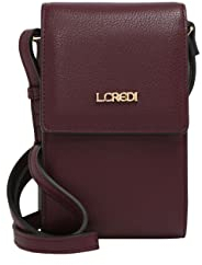 L. CREDI Handtasche Jane Schutzhülle mit Label-Applikationen Damen