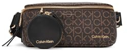 Calvin Klein Damen Millie Novelty Gürteltasche, Braun/Khaki/Schwarz