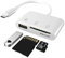 Haedot USB C to SD/Micro SD Card Reader, 3 in 1 USB to Type-C Camera Connection Kit Adapter,SD TF Card Reader Adapter for New iPad Pro, MacBook Pro/Air, ChromeBook,Samsung and More