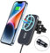 15W Chargeur Induction Voiture avec Allume Cigare USB C Charge Rapide, Chargeur sans Fil Voiture Rotation 360° Support Téléphone Voiture Compatible avec iPhone 15/14/13/12/Pro/Pro Max/Mini