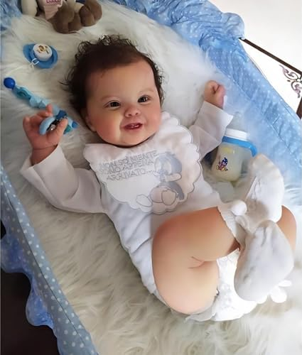 Binxing Yts Bambole Reborn 60cm - Bambole Reborn in Silicone Reborn Babys Dolls Ragazza Bambini Giocattoli 24 Pollice Handmade Toy Gift Set per Bambini Compleanno