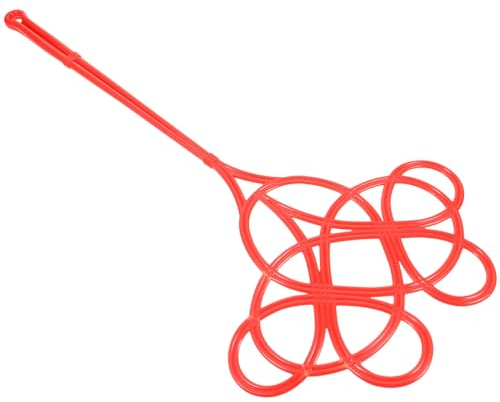 EXCEART Teppichklopfer Kunststoff Teppich Ausklopfer Handklopfer Staubbesen Staubwedel Polsterklopfer Duster Statischer Staubwischer Staubtuch Klopfer für Matratzen Haustierbesitzer