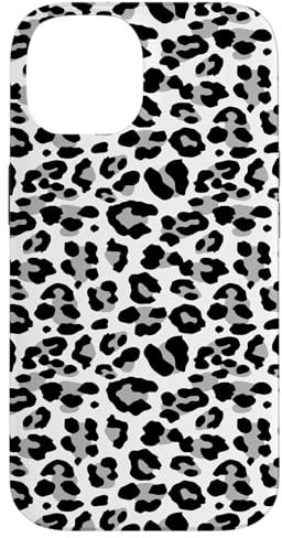 Black And White Leopard Cheetah Print Phone Case Cute Animal Case for iPhone 14