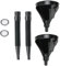 Konuooer Entonnoir Carburant Entonnoir Filtre,Entonnoir de Ravitaillement en Carburant Diesel,Entonnoir pour Tuyau,avec Tuyau et Crépine,pour Voiture, Moto, Usages Domestiques 130 mm (noir)