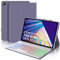 Custodia con Tastiera per Lenovo Tab M10 Plus (3rd Gen) 10.6 2022, Tastiera Bluetooth Italiano Retroilluminata per Lenovo M10 Plus, Cover Tastiera per Lenovo M10 Plus (TB-125FU/128FU/128XU), Viola
