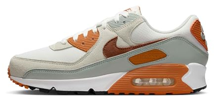 Nike Sneaker Air Max 90, Summit White/Lt British Tan-Monarch, FN6958-100, 44 EU (M 10 US)