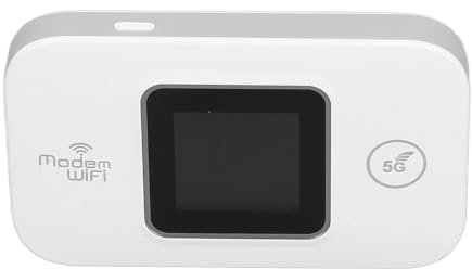 Fockety 4G LTE WiFi Modem, Unlocked 5G Portable Router With SIM Card Slot, 10 Users High Speed Travel Hotspot Mini Router Supports B1 B3 B7 B8 B20 B38 40 41