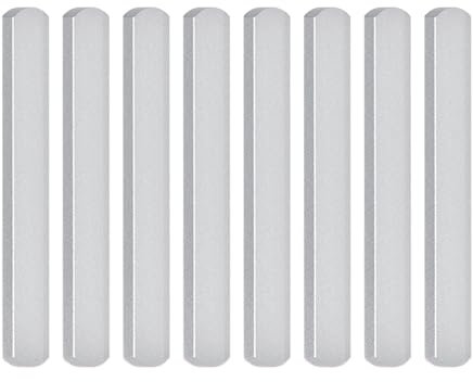 Ragyzity 8pcs Steel Plates for Weighted Vest, Weighted Strength Training Plates for Fitness Exercise, Rustproof Strength Training Weight Long Steel Plate, Adjustable Round Head Rustproof