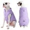 Spark Paws Warmshield™ Hundejacke Wintermantel, Warmes Fleece, Wasserabweisend, Winddicht, Reflektierende Weste, Geeignet für Mittelgroße und Große Hunde, Kälteschutz Schneejacke Parka - Lilac - 3XL