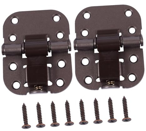 KITANDOVE Charnières pour volets pliants 2 pièces Charnières en acier avec conception silencieuse pour intérieur et extérieur