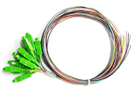 LZZYFPX schön 2/10Sets 12Core SCAPC Fiber Optic Pigtail 0,9mm 9/125 Single Mode SM SX LC UPC LZSH Optical Fiber Pigtail 1,5M Kabel dauerhaft(12C SCAPC1.2M 10Set)