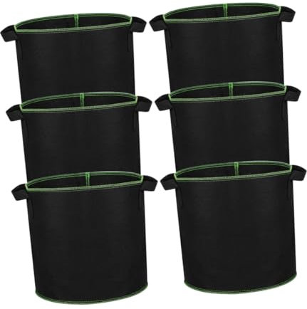 Happyyami 6 Pièces Seau de Plantation Pot pour semis Pots semis Pot de semis Pot à semis Pot de Fleurs en Tissu de pépinière en Tissus Non tissés jardinière en Tissu de Culture