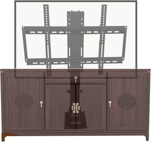 LwsCUiH Bracci di monitoraggio Staffa TV con Sollevamento Automatico for TV elettrica montata a Parete for TV, Adatta for Viaggi in Ufficio a casa, Adatta for TV da 48-65 Pollici