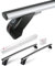 MODULA Aluminium-Dachträger kompatibel mit Opel Astra K Sport Tourer 2015-2021, mit normales Dach, Länge 124 cm, Abschließbar, Nutzlast 75 kg, Silber