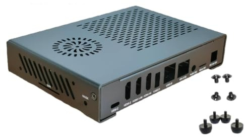 FriendlyELEC CM3588 - Kit NAS in metallo con materiale in alluminio personalizzato (solo custodia in metallo)
