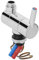 Miscelatore per doccia Trend A, Ø 27 mm, cromato, per soffione, campeggio, roulotte, camper
