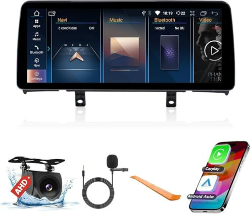 12.3 Octa Core 4G+32G Coche CarPlay Android Auto Navegación Android Estéreo para BMW 1 Series F20 F21 2012-2016 GPS Pantalla táctil Headunit Radio Display IPS Tablet Reproductor Multimedia