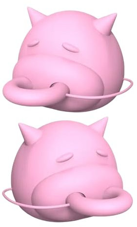 HEEZOU Silicone Cow Head Milk Bottle Pourer Lids For Home And Office Use Funny Milk Carton Stoppers Spill Proof Milk Diverter