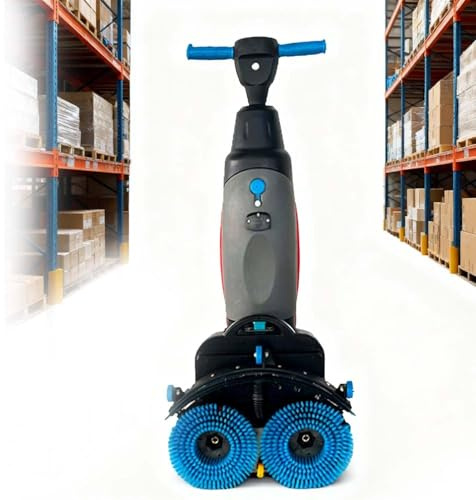 LYAYYDS Lavasciuga Pavimenti compatta Lavasciuga Pavimenti Commerciale con Serbatoi Separati da 4L+6L, lavasciuga Pavimenti Commerciale, lavasciuga Pavimenti Senza Fili da 36 V, 17 semovente B