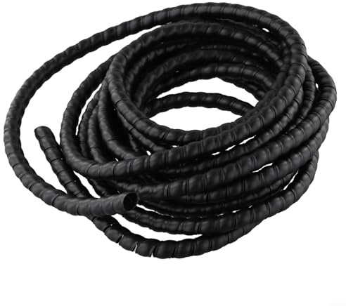 Spiralschlauch-Schutzmanschette 5m lang für hydraulische pneumatische und mechanische Rohre mit leichter PP-Konstruktion (D-10mm)