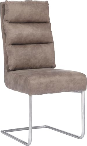 Generisch Calvia Schwingstuhl in Schlamm, 2er-Set, Modernes Design für Esszimmer und Wohnbereich