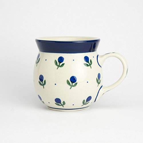 Arty Farty Polish Pottery 210ml Lady Mug - Sloeberry