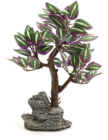 sourcing map Aquarium Fischglas Dekor Pflanze Plastik Baum Aqua Landschaft Ornament/Stand DE de