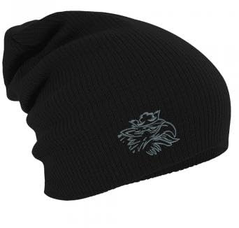 Longbeanie Slouch-Beanie Wintermütze Trucker Adler 55166 Farbe schwarz