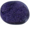 Edelstein Scheibenstein 3-5 cm + Edelsteinkarte | Handschmeichler Taschenstein Massagestein | Lebensquelle Plus (Blaufluss)