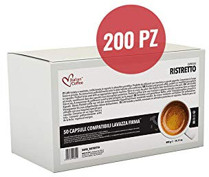 200 capsules de café compatibles avec LAVAZZA FIRMA et VITHA GROUP