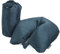 Travel Blue Nackenkissen – Komfortables Luxus Daunen-Reisekissen mit 100% Enten- & Gänsedaunen-Füllung & Baumwollsatin-Bezug – Travel Pillow für das Flugzeug mit Reisebeutel - 26cm x 31cm