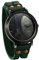 Avaner Armbanduhr Damen Herren Analog Quarzwerk mit Leder Armband Strass Eiffelturm Retro Multilayer Wickelarmband Quarzuhr als tolles Geschenk AN019-01 (Grün)
