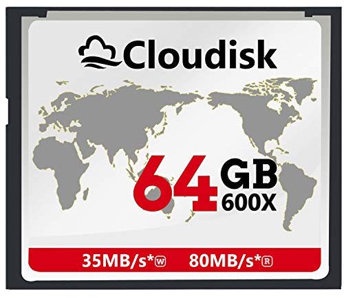 Cloudisk 64GB Compact Flash Card prestazioni per macchine fotografiche Fotografia