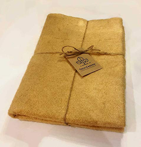 1 m x 75 cm - Natural Organic Jute Fibre Matting Liner for Flower Hanging Baskets, Troughs, Garden Pot Plants, Window Boxes, Patio Containers, Decorative Flowers & Displays