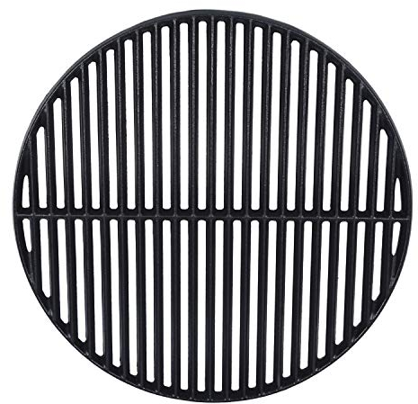 GasSaf 18 3/16 Cast Iron Cooking Grate Replacement for Large Big Green Egg, Kamado Joe Classic, Vision Grill VGKSS-CC2, B-11N1A1-Y2A