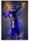 Huangchen Fußball-Stern Neymar Poster - Dekorative Malerei Leinwand Wandkunst für Wohnzimmer und Schlafzimmer - 60 x 90 cm