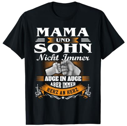 Mama Und Sohn Partnerlook Spruch Mutter Muttertag T-Shirt