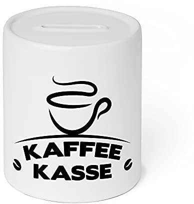Liebtastisch - Spardose Kaffeekasse - Spardose für Erwachsene Geldgeschenk - Kaffeedose - Sparbüchse/Sparschwein - Büro - Arbeit