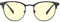 Gunnar Gaming- und Computerbrille - Apex, Onyx Navy, Amber Linsen - Blaulichtfilter Brille, Premium Blaufilter, UV-Schutz,