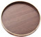 Vassoio da Portata in Legno, Pallet Rotondi Color Noce Nera Vassoio da Portata in Stile Giapponese Piatto da Portata per Casa, Hotel, Ufficio, Grande Capacità, 4 Specifiche, Usato per Cibo(27cm)