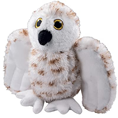 EcoBuddiez - Schneeeule von Deluxebase. Kleine weiche Plüschtiere aus recycelten Plastikflaschen. Umweltfreundliches Kuschelgeschenk für Kinder und niedliches Kuscheltier für Kleinkinder.