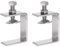 sourcing map Stainless Steel C-Clamp with 46mm Wide Jaw Opening for Woodworking Welding Building Household Mount 2 Pcs