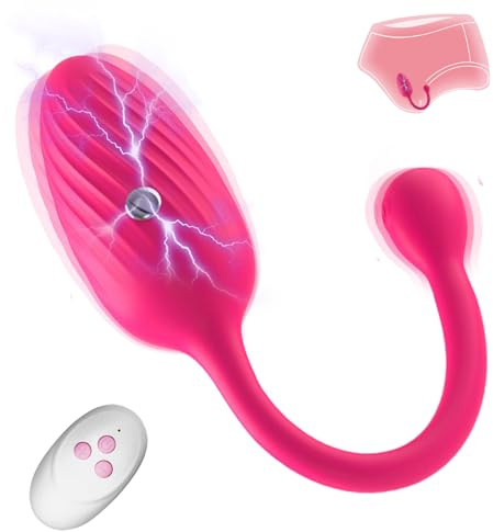 PQKuss Prostata Stimulator für Männer - Analvibrator mit Fernbedienung & 10 Vibrationsmodi Silikon Analplug mit 3 Stromschlag-Funktion Sexspielzeug für Männer Frauen