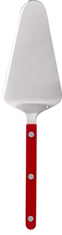 Sabre Paris | Pelle à Tarte Bistrot Couleur Bordeau. Couvert en Acier Inoxydable. Idéale pour Servir Toutes Vos pâtisseries, tartes sucrées ou salées.