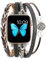 VeveXiao Compatible avec Apple Watch Series 7 Bracelet 41mm 45mm, Bracelet en Acier Inoxydable pour Femme Bracelet de Remplacement pour iWatch 40mm 44mm 38mm 42mm Série 7, SE, Série 6/5/4/3/2/1