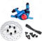 HORO.ES Kit Pinza hidráulica XTECH Zoom + Disco 120mm + Soporte + Tornillos Xiaomi Scooter M365/PRO (Kit Azul)