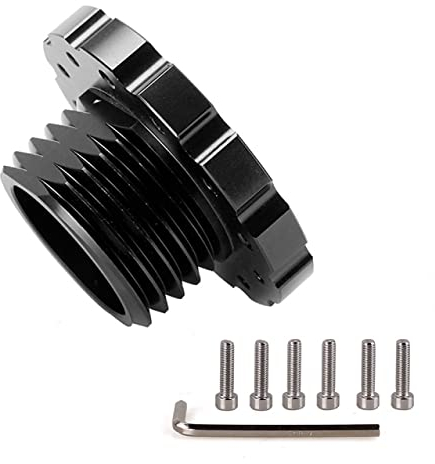 JOYSOG Lenkradadapter für Thrustmaster T500/T300/TS-PC/TX, Racing Game Club Auto, 70–74 mm Lenkradnabenadapter – Schwarz